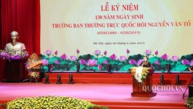 Chủ tịch Quốc hội Nguyễn Thị Kim Ngân  đọc diễn văn tại Lễ kỷ niệm 