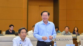 Bộ trưởng Bộ Nội vụ Lê Vĩnh Tân trình dự án Luật Thanh niên sửa đổi