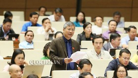 ĐB Nguyễn Anh Trí (Hà Nội) phát biểu tại phiên họp chiều 31-10-2019 của Quốc hội. Ảnh: QUOCHOI