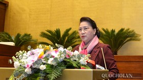 Chủ tịch Quốc hội Nguyễn Thị Kim Ngân phát biểu chỉ đạo Hội nghị