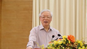 Tiếp xúc cử tri Hà Nội, Tổng bí thư, Chủ tịch nước Nguyễn Phú Trọng: “Lãnh đạo phải bản lĩnh, có phương pháp và đặc biệt là phải đoàn kết“