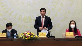 Tổng thư ký Quốc hội Bùi Văn Cường chủ trì họp báo