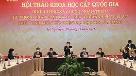 Phó Thủ tướng Thường trực Chính phủ Phạm Bình Minh chủ trì hội thảo