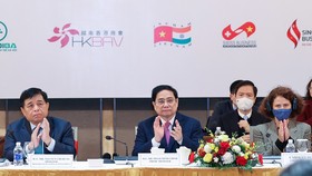 Thủ tướng Chính phủ Phạm Minh Chính tham dự Diễn đàn. Ảnh: QUANG PHÚC