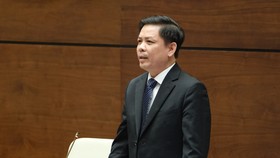 Bộ trưởng GTVT Nguyễn Văn Thể. Ảnh: QUANG PHÚC