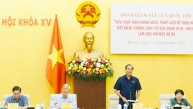 Phó Chủ tịch Quốc hội, Thượng tướng Trần Quang Phương chủ trì cuộc làm việc  ​