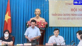 Phó Chủ tịch HĐND TPHCM Nguyễn Văn Dũng, Phó Chủ tịch HĐND TPHCM phát biểu từ đầu cầu TPHCM