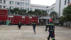 Kết thúc tập huấn chuyên sâu nghiệp vụ chữa cháy và cứu hộ cứu nạn năm 2022