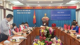 Đoàn ĐBQH TPHCM tổ chức hội thảo góp ý cho Dự án luật Dầu khí (sửa đổi). Ảnh: CHÍ THẠCH