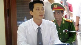 Cựu luật sư Võ An Đôn tại 1 phiên tòa trước đó. Ảnh: HỮU TOÀN