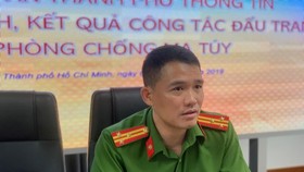 Đại tá Nguyễn Đăng Nam khi còn là Trưởng Phòng Cảnh sát hình sự (PC02), Công an TPHCM. Ảnh: CHÍ THẠCH 