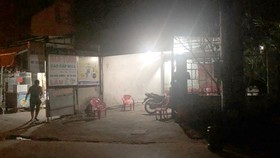 Hiện trường vụ án mạng. Ảnh: C.T