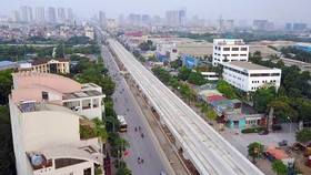 Đường sắt đô thị Nhổn - ga Hà Nội dự kiến khai thác trước 8,5km từ năm 2020