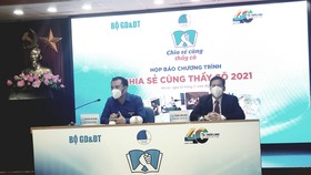 Họp báo công bố chương trình "Chia sẻ cùng thầy cô" chiều 3-11 tại Hà Nội