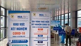 Điểm dịch vụ test nhanh SARS-CoV-2 tại sân bay Nội Bài