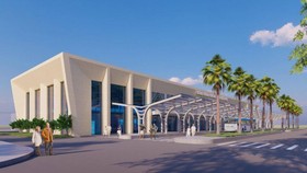 Mô hình thiết kế nhà ga hành khách Cảng hàng không Điện Biên mới