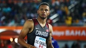 Điền kinh: De Grasse muốn phá kỷ lục 100m của Canada