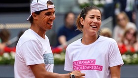 Rafael Nadal và Garbine Muguruza