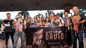 Các CĐV Juventus ở Việt Nam trong lần đón David Trezeguet