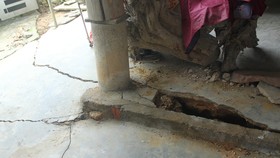 Nghệ An: Người dân lại thấp thỏm lo lắng vì sụt đất, nứt nhà