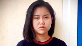 Đối tượng Cao Thị Huyền Trang. Ảnh: Công an Thanh Hóa