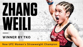 UFC: Đấng mày râu chưa thấy, “nữ trung hào kiệt” Weili đã mang tự hào về cho làng võ Trung Quốc