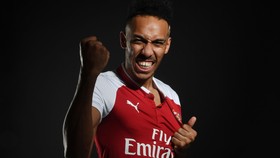 Pierre-Emerick Aubameyang trong sắc áo Arsenal. Ảnh: Arsenal.com