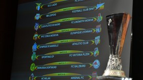 Kết quả bốc thăm vòng 16 đội Europa League.