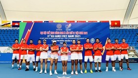 Đội tuyển quần vợt Việt Nam tự tin tranh tài tại SEA Games 31. Ảnh: VTF