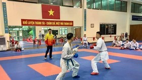 Đội karate Việt Nam đặt quyết tâm cao tại SEA Games 31. Ảnh: TÙNG DƯƠNG