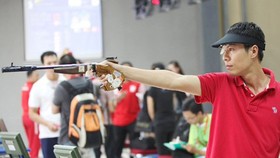 Xạ thủ Trần Quốc Cường sẽ là một trong những niềm hy vọng của bắn súng Việt Nam tại SEA Games 31. Ảnh: NHẬT ANH
