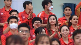 Xạ thủ nội dung 10m súng trường hơi di động nữ không thành công ở SEA Games 31. Ảnh: LƯỢNG LƯỢNG