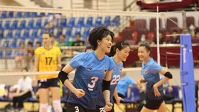 Nội binh tốt của VTV Bình Điền Long An đã vượt trội hơn hẳn ngoại binh của nữ Thái Bình. Ảnh: T.THẢO