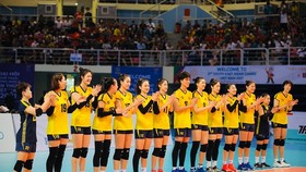 Đội bóng chuyền nữ Việt Nam có sự thay đổi nhân sự sau SEA Games 31 và đợt tập luyện lần này sẽ được yêu cầu đảm bảo thể lực và chuyên môn cho cúp châu Á 2022. Ảnh: DŨNG PHƯƠNG