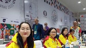 Đội cờ vua nữ Việt Nam sẽ gặp đội cờ nữ Albania tại ván 11 của giải. Ảnh: A.THƯ
