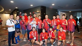 Đội muay trẻ Việt Nam đã có 5 HCB tại giải ở Malaysia vừa qua. Ảnh: M.VN
