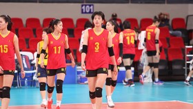 Đội tuyển bóng chuyền nữ Việt Nam có hạng 4 chung cuộc. Ảnh: AVC