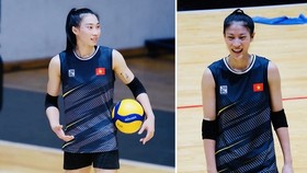 Hai cầu thủ Nguyệt Anh và Kiều Trinh đang là đại diện ưu tú nhất cho sức trẻ của bóng chuyền nữ Việt Nam, đã được đội bóng tại Thái Lan mời về thi đấu. Ảnh: ĐỨC.WTT