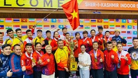 Đội tuyển pencak silat Việt Nam có thành tích xếp nhất tại giải vô địch châu Á 2022. Ảnh: N.V.HÙNG