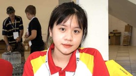 Kỳ thủ Nguyễn Thiên Ngân đã có tấm HCV cờ tiêu chuẩn ở bảng U18 nữ trẻ vô địch châu Á 2022. Ảnh: A.THƯ