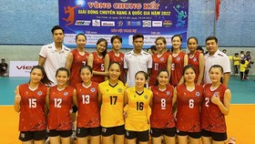 Đội bóng chuyền nữ Hà Nội của Trung tâm Huấn luyện thi đấu TDTT Hà Nội sẽ không có thành viên nào dự Đại hội thể thao toàn quốc năm nay. Ảnh: MINH CHIẾN