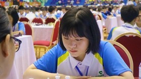 Thiên Ngân không thành công tại nội dung cờ tiêu chuẩn ở giải cờ vua Đông Á tại Thái Lan. Ảnh: T.NGÂN