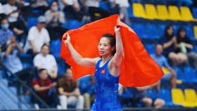 Kiều Thị Ly từng vô địch SEA Games 31 nhưng cô gặp chấn thương và không thể vô địch Đại hội thể thao toàn quốc lần 9-2022. Ảnh: DŨNG PHƯƠNG
