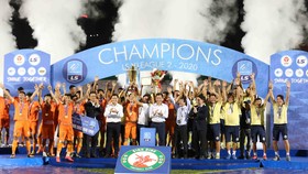 CLB Bình Định chính thức trở lại sân chơi V-League sau 12 năm. Ảnh: Dũng Phương