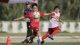 Học viện Juventus Việt Nam phát triển mô hình bóng đá cộng đồng. Ảnhh: Dũng  Phươngg