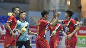Niềm vui của các cầu thủ Zetbit Sài Gòn