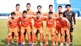 Đội hình Đà Nẵng tham dự giải hạng Nhì 2021. Ảnh: TỊNH ĐẾ