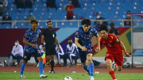 Tham dự vòng loại cuối World Cup 2022 là cơ hội quý để các cầu thủ Việt Nam trui rèn thêm. Ảnh: MINH HOÀNG