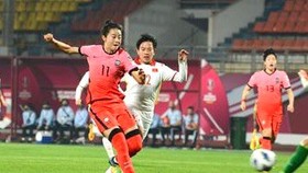 Các cô gái Việt Nam không thể gây bất ngờ trước Hàn Quốc ở trận ra quân