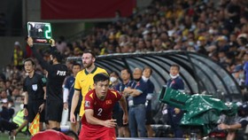 Đội tuyển Việt Nam trong trận thua Australia 0-4, trận thua đậm nhất đến nay dưới triều đại HLV Park Hang-seo